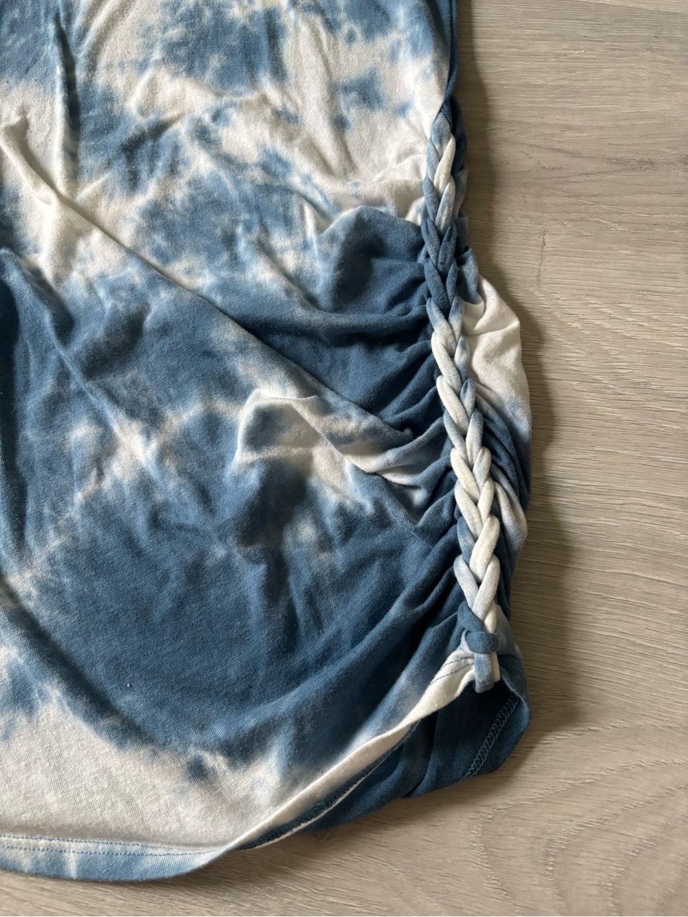 Tie-Dye Dress with Braided Trim - Picture 4 of 6